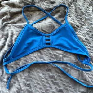 Jolyn blue bikini top